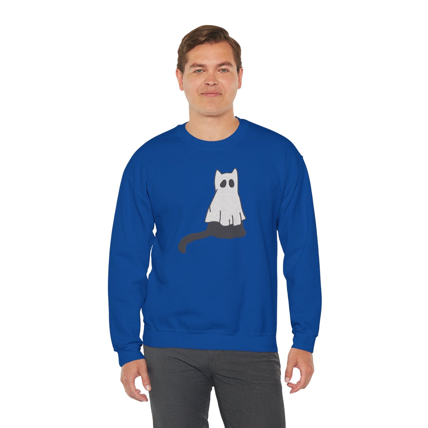 Boo Kitty Crew Halloween Halloween Crewneck, Halloween Party Crewneck | Fall Festival, Witch Lovers, Gift Idea, Spooky Season
