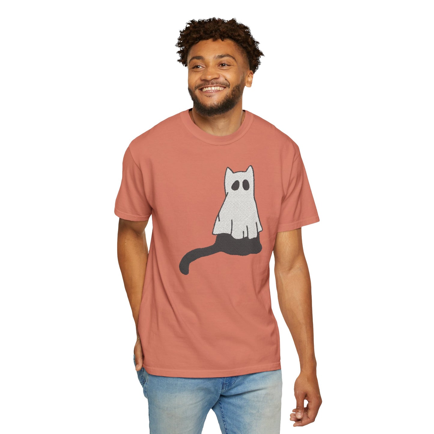 Boo Kitty Crew Halloween Tshirt, Halloween Party T Shirt | Cozy Unisex T Shirt for Halloween, Fall Festival, Witch Lovers, Gift Idea, Spooky Season