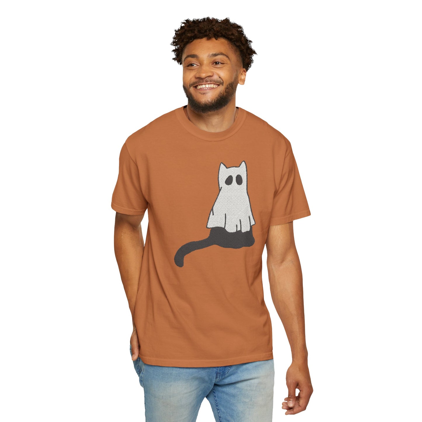 Boo Kitty Crew Halloween Tshirt, Halloween Party T Shirt | Cozy Unisex T Shirt for Halloween, Fall Festival, Witch Lovers, Gift Idea, Spooky Season