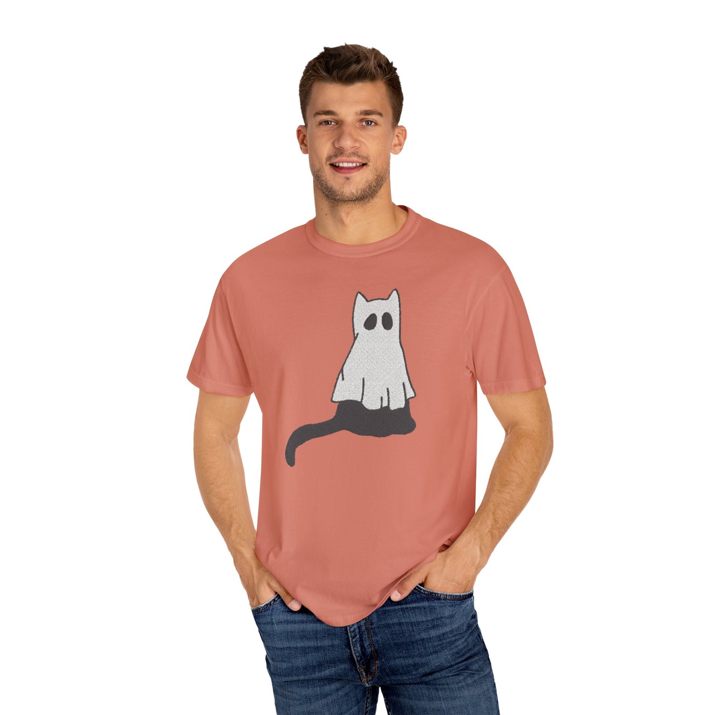 Boo Kitty Crew Halloween Tshirt, Halloween Party T Shirt | Cozy Unisex T Shirt for Halloween, Fall Festival, Witch Lovers, Gift Idea, Spooky Season