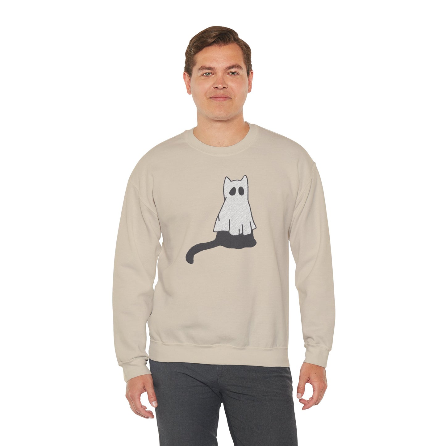 Boo Kitty Crew Halloween Halloween Crewneck, Halloween Party Crewneck | Fall Festival, Witch Lovers, Gift Idea, Spooky Season