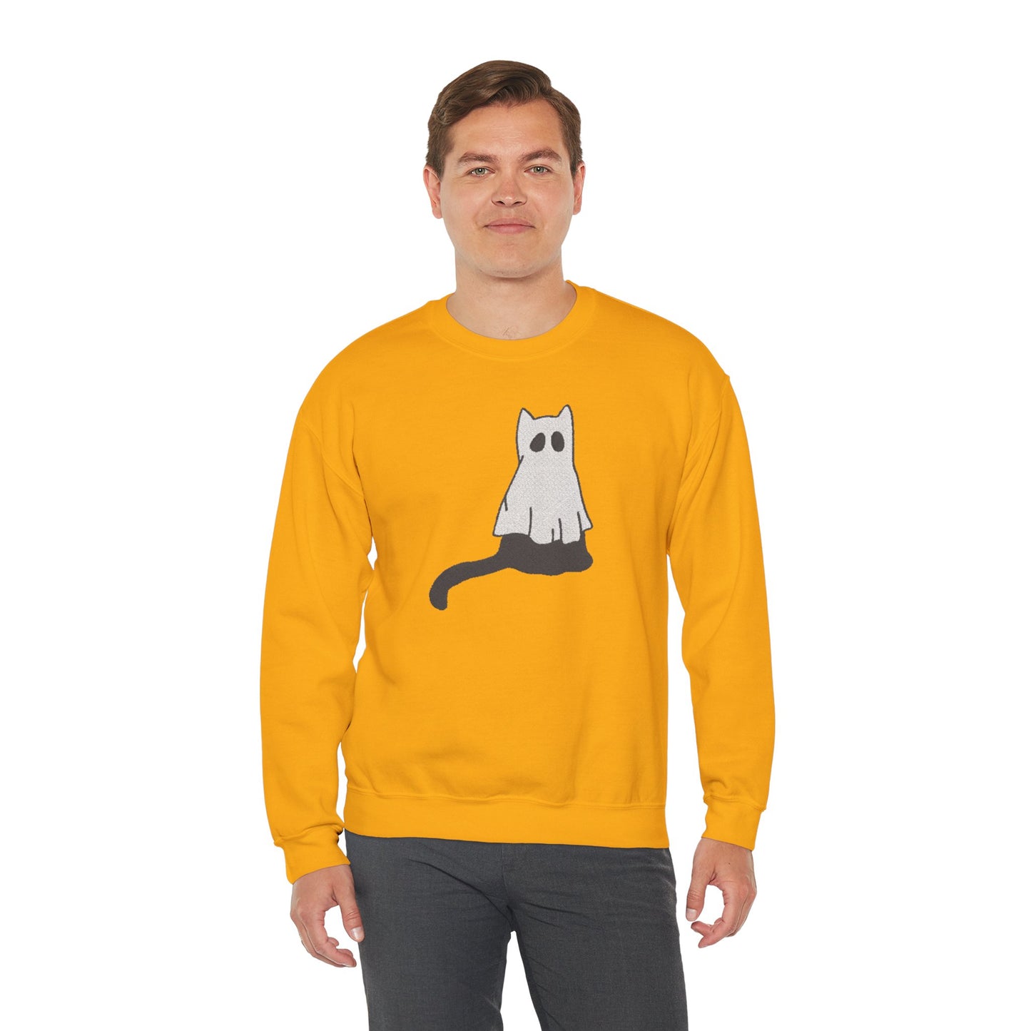 Boo Kitty Crew Halloween Halloween Crewneck, Halloween Party Crewneck | Fall Festival, Witch Lovers, Gift Idea, Spooky Season