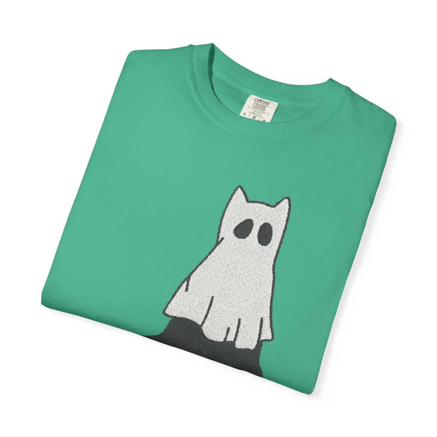 Boo Kitty Crew Halloween Tshirt, Halloween Party T Shirt | Cozy Unisex T Shirt for Halloween, Fall Festival, Witch Lovers, Gift Idea, Spooky Season