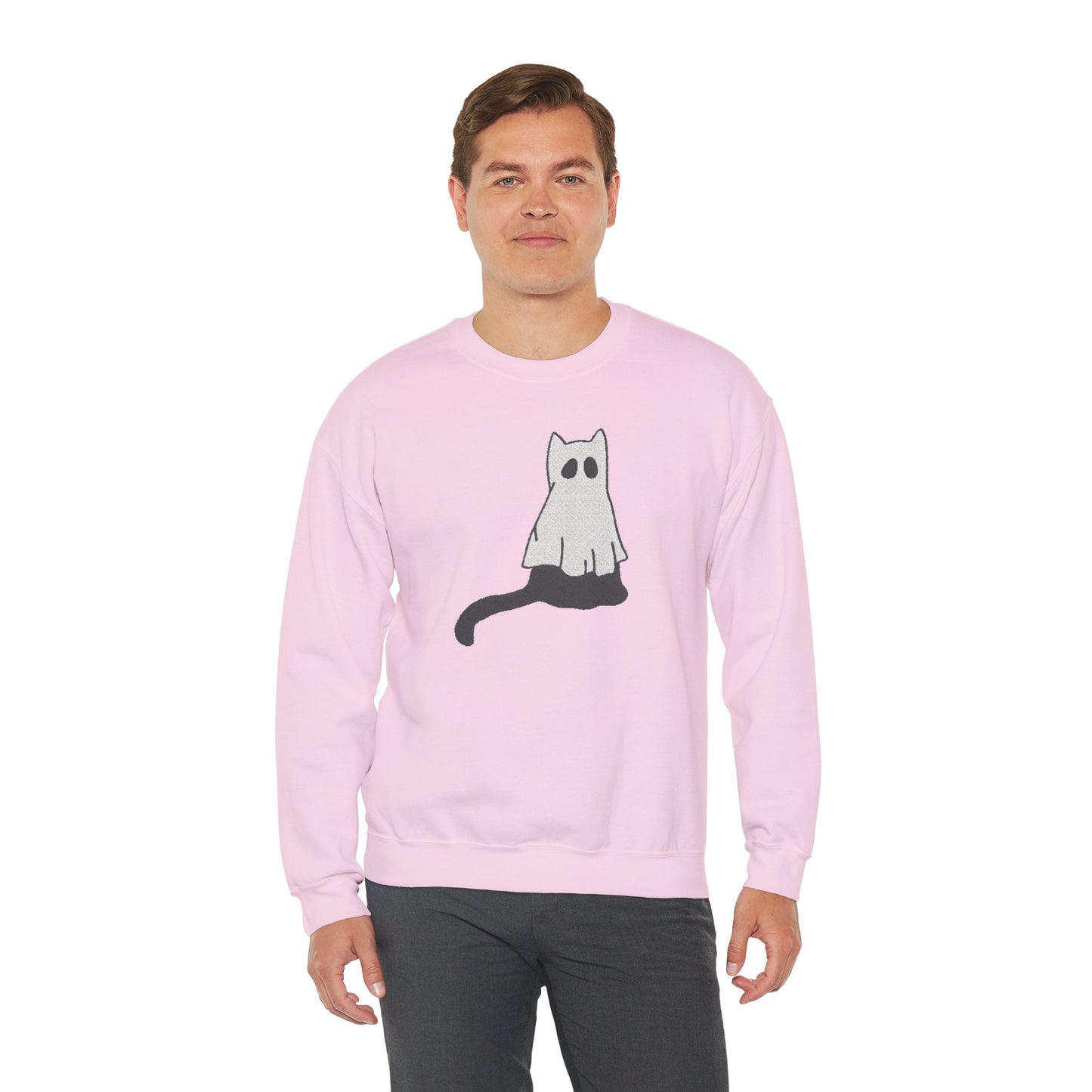 Boo Kitty Crew Halloween Halloween Crewneck, Halloween Party Crewneck | Fall Festival, Witch Lovers, Gift Idea, Spooky Season