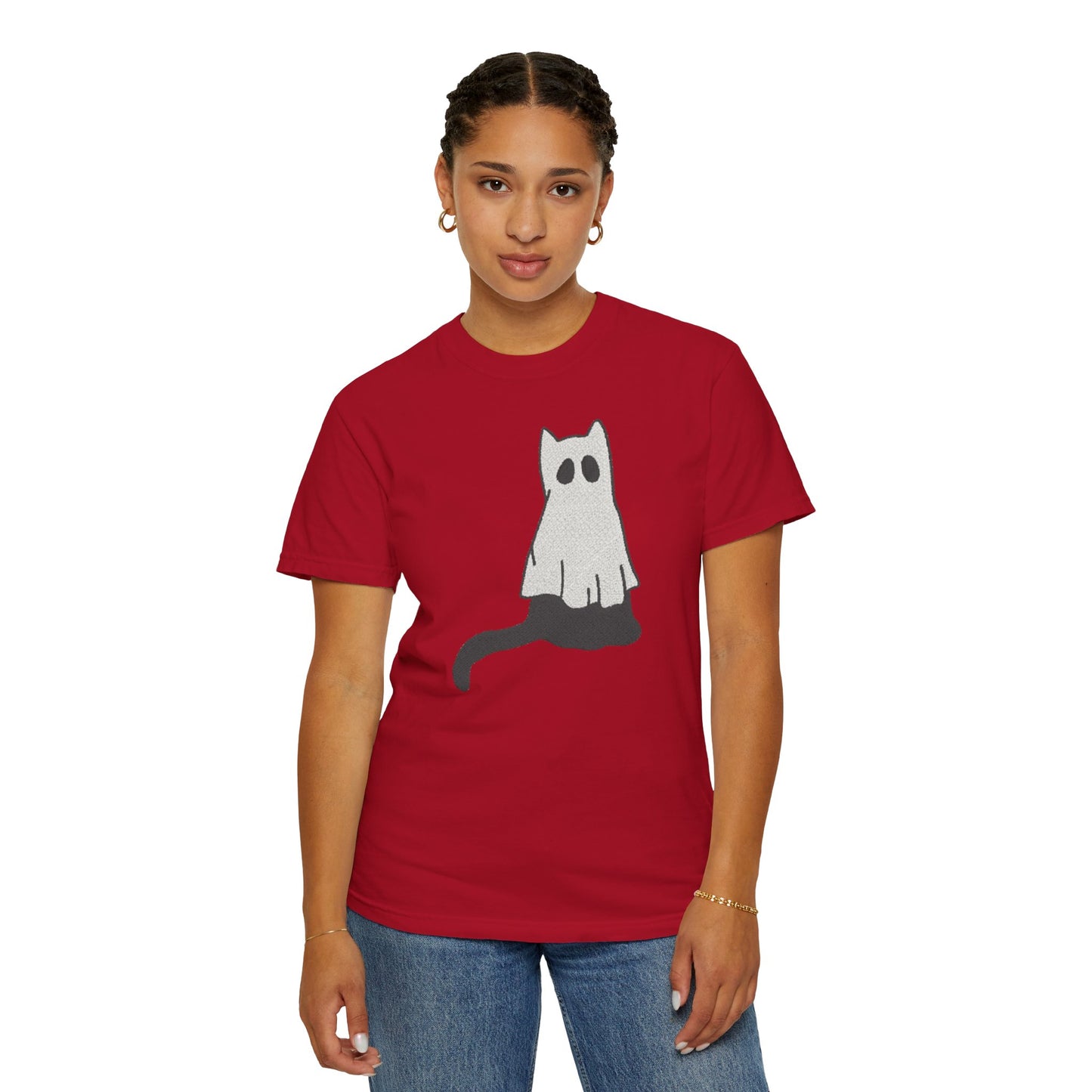 Boo Kitty Crew Halloween Tshirt, Halloween Party T Shirt | Cozy Unisex T Shirt for Halloween, Fall Festival, Witch Lovers, Gift Idea, Spooky Season