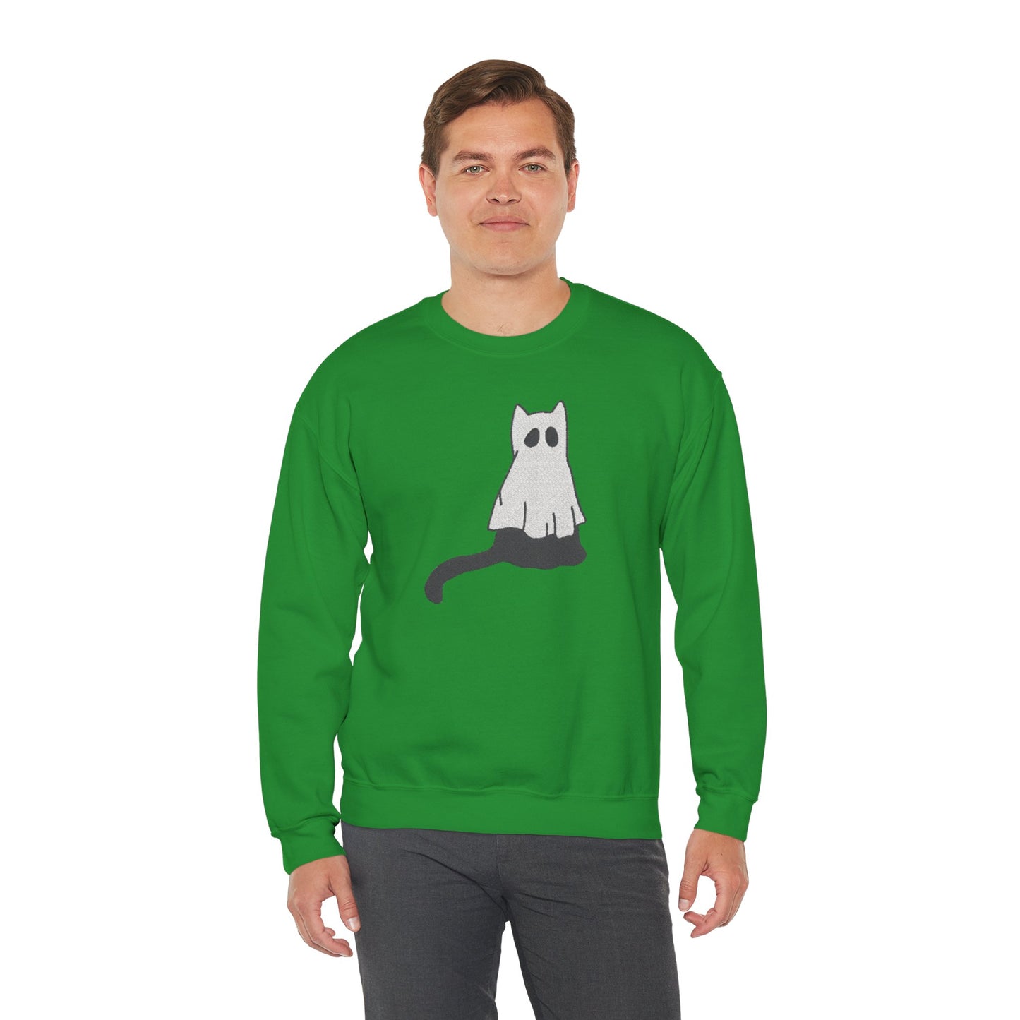 Boo Kitty Crew Halloween Halloween Crewneck, Halloween Party Crewneck | Fall Festival, Witch Lovers, Gift Idea, Spooky Season