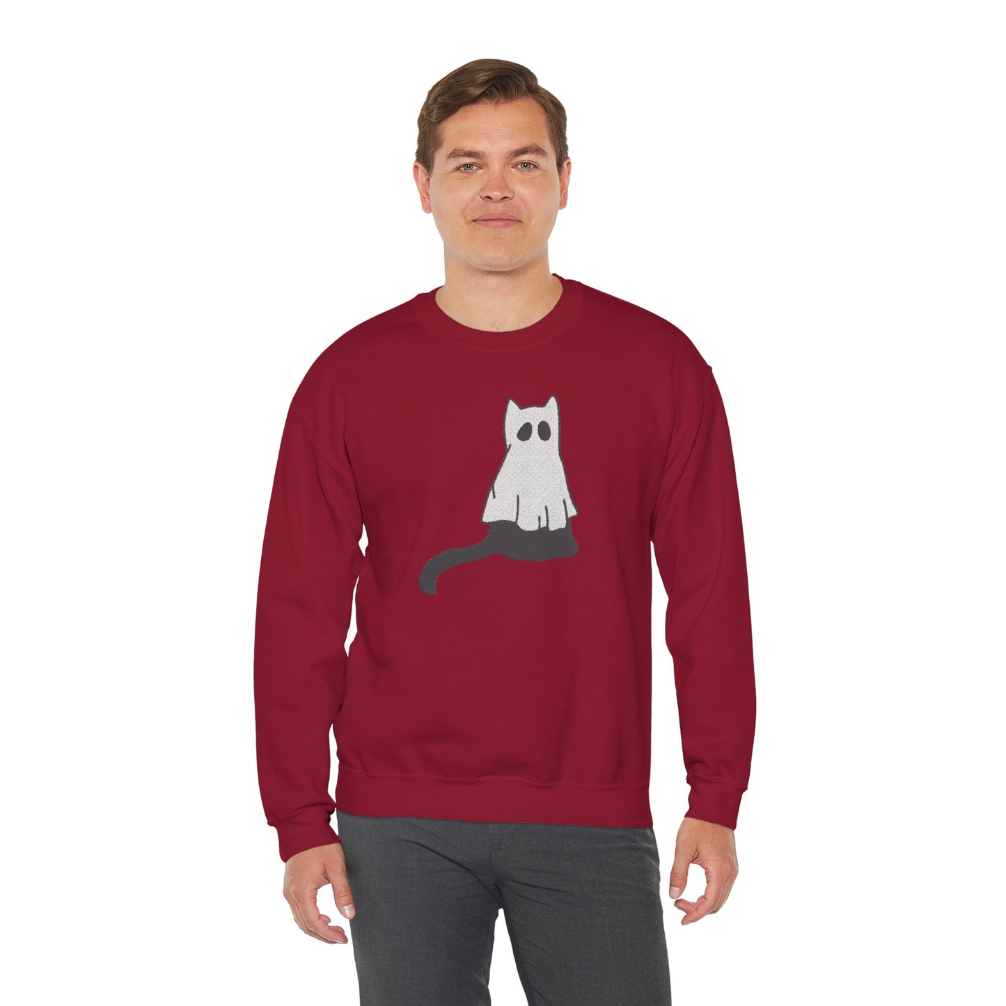 Boo Kitty Crew Halloween Halloween Crewneck, Halloween Party Crewneck | Fall Festival, Witch Lovers, Gift Idea, Spooky Season