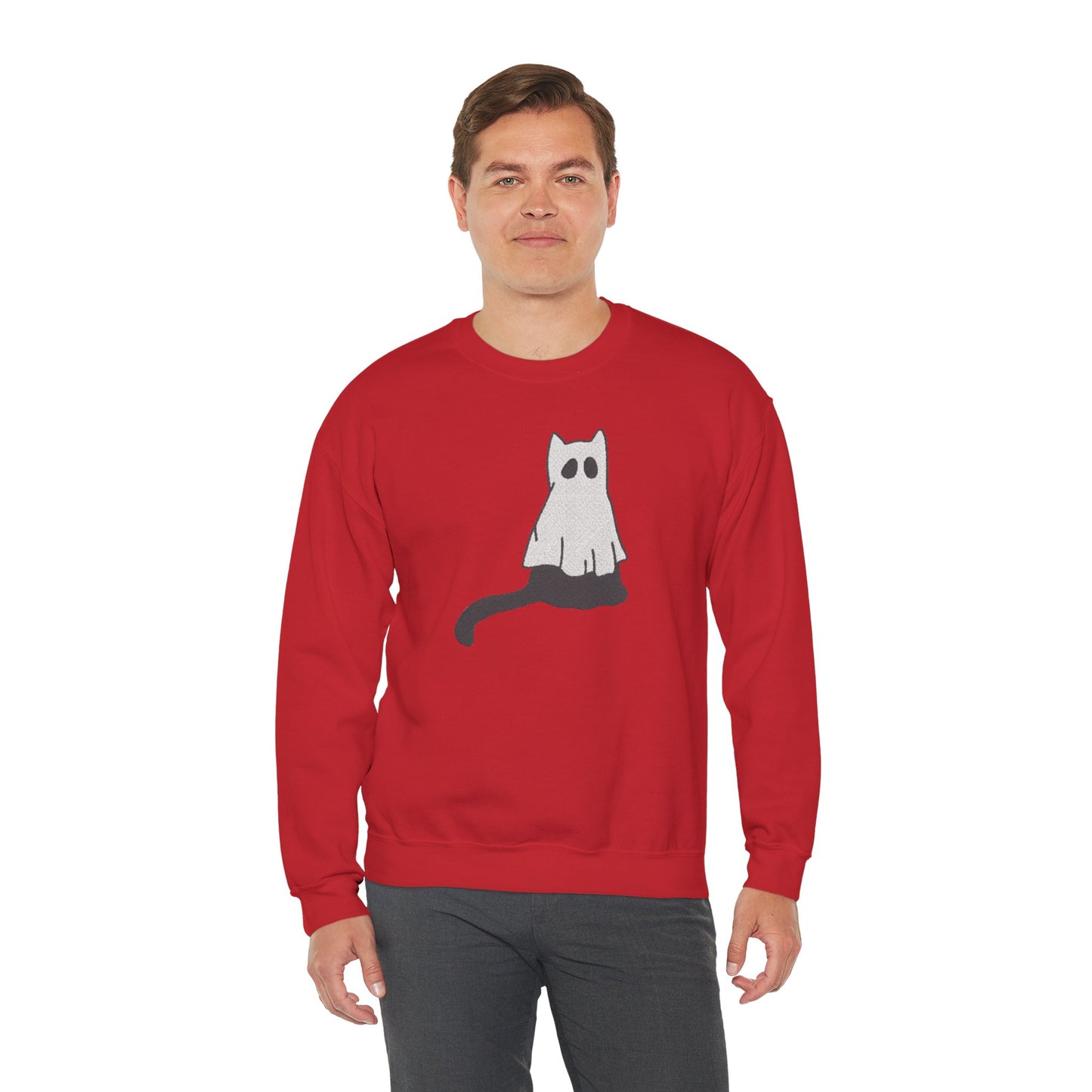 Boo Kitty Crew Halloween Halloween Crewneck, Halloween Party Crewneck | Fall Festival, Witch Lovers, Gift Idea, Spooky Season