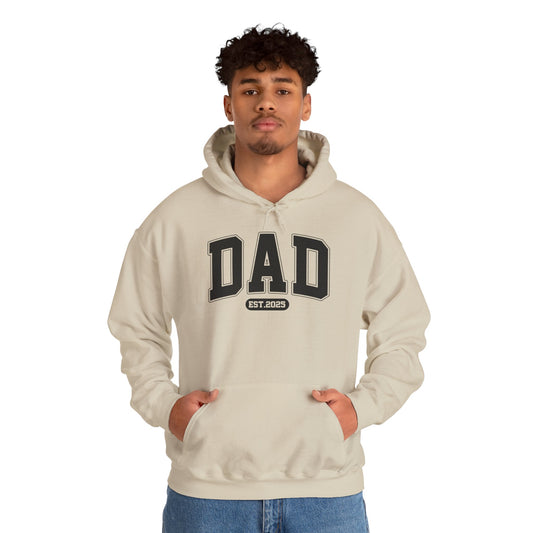 DAD Hoodie | Bold Letter Dad Graphic Hoodie| Father’s Day Gift Hoodie for Cool Dads