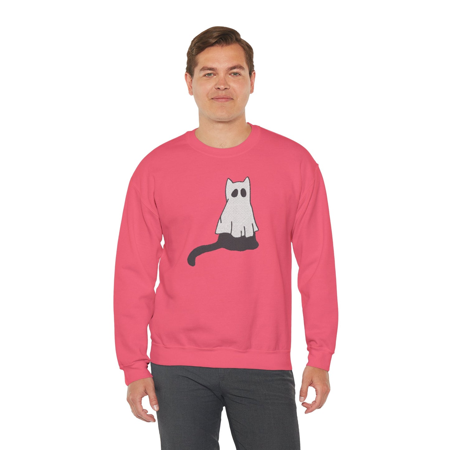 Boo Kitty Crew Halloween Halloween Crewneck, Halloween Party  Crewneck | Fall Festival, Witch Lovers, Gift Idea, Spooky Season