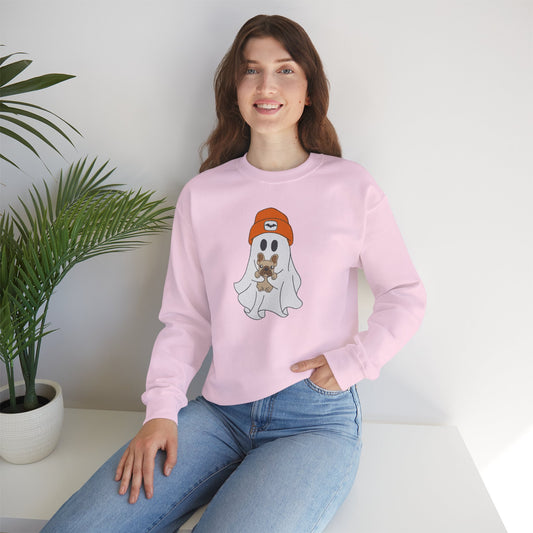 Boo with My Pup Halloween Crewneck, Party  Crewneck | Cozy Unisex Crewneck for Halloween, Fall Festival, Dog Lovers, Gift Idea, Spooky Season