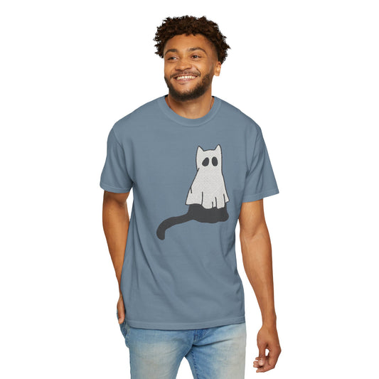 Boo Kitty Crew Halloween Tshirt, Halloween Party  T Shirt | Cozy Unisex T Shirt for Halloween, Fall Festival, Witch Lovers, Gift Idea, Spooky Season