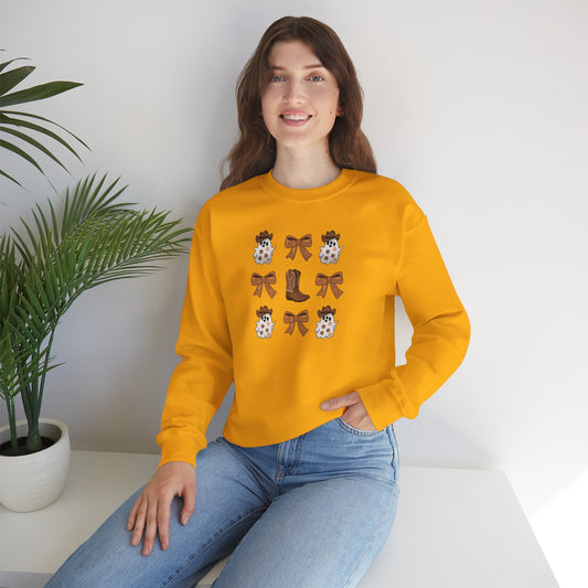 Cowgirl Cutie Ghosts Halloween Party Crewneck | Cozy Crewneck for Halloween, Fall Festival, Witch Lovers, Gift Idea, Spooky Season