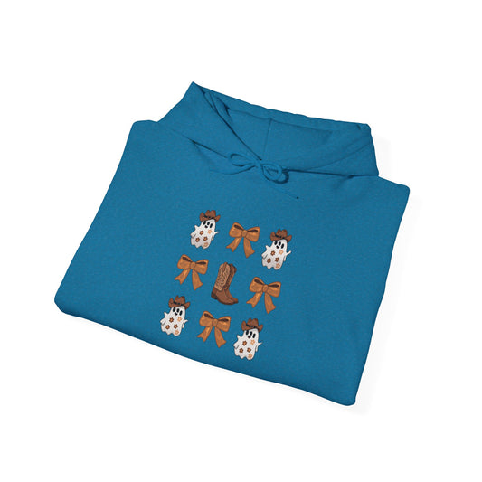 Cowgirl Cutie Ghosts Halloween Party Hoodie | Cozy Hoodie for Halloween, Fall Festival, Witch Lovers, Gift Idea, Spooky Season